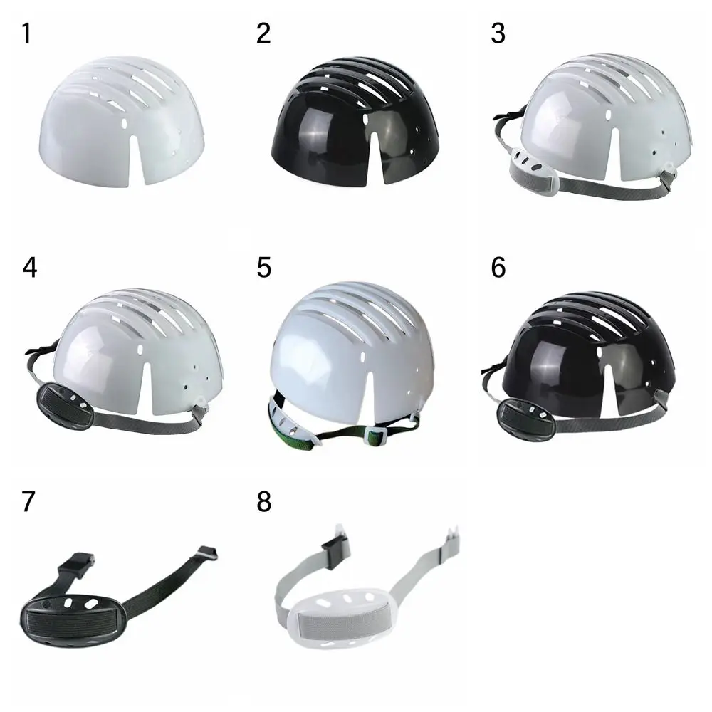 White Grey Safety Helmet Lining Creative PE Lightweight Work Safe Protective Hat Comfortable Insert Baseball Cap peaked cap safety helmet