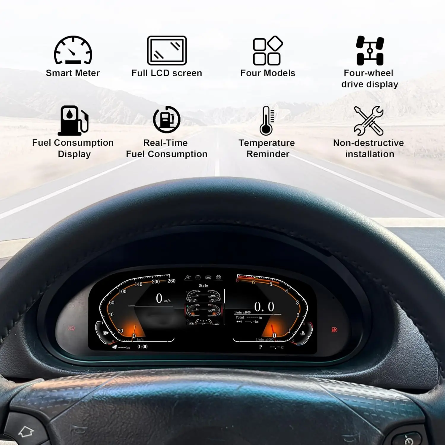 Panel de Instrumentos Digital de 10.25 Pulgadas para BMW Serie 3 E46 1999 2000 2004, Pantalla LCD, Cabina Virtual, Velocímetro, CarPlay 3