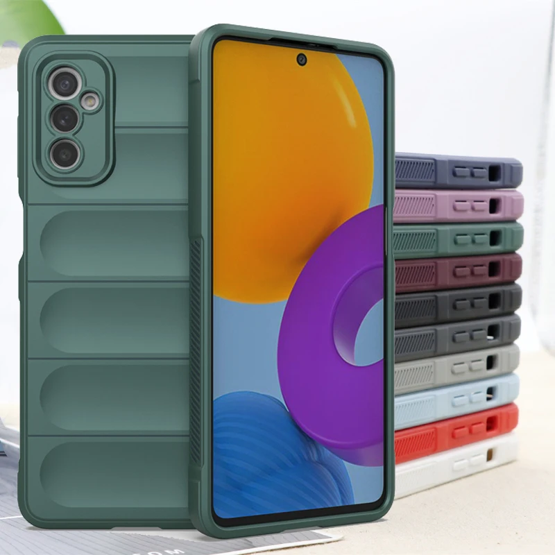 Per Samsung Galaxy M52 Custodia Cover Samsung M52 Capas Antiurto Paraurti Posteriore Morbido Tpu Per Fundas Samsung M 52 M52 5G Cover