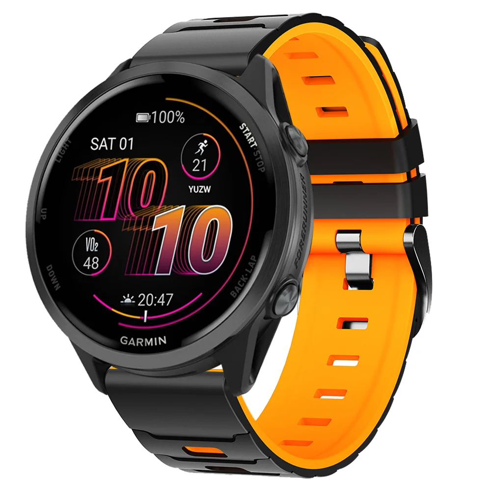 Premium 22mm Wide Replacement Watch Band Strap, Compatible with Smartwatches