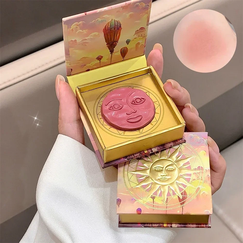 Expression Blush Cream Brown Cheek Face Rouge Relief Sunshine Blusher Mud Low Color Rendering Smooth Brightening Outline Makeup facial blusher blush cream cream blusher