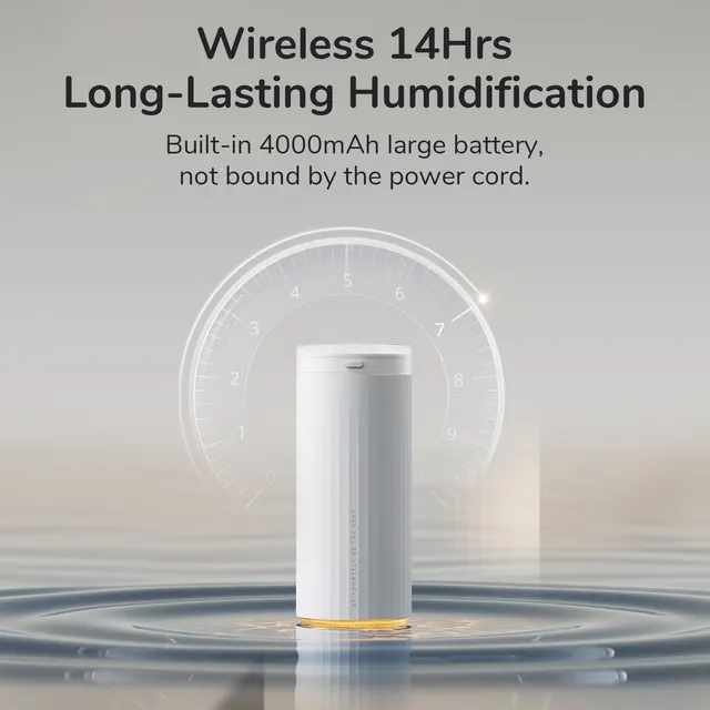 조용한 가습기를 휴대할 때 JISULIFE 소형 가습기가 최적의 선택입니다.