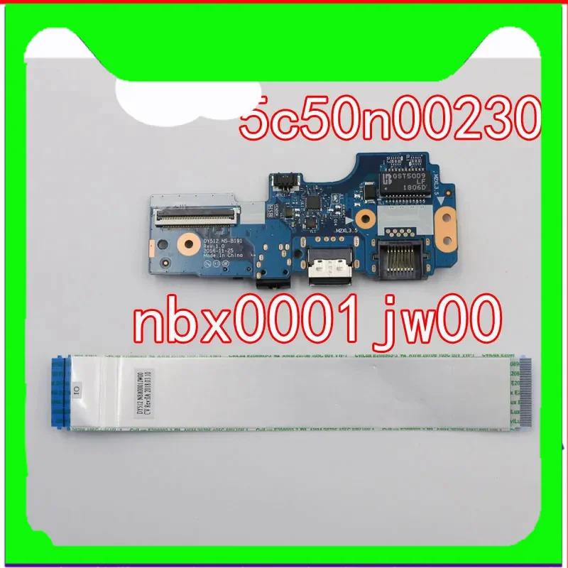 

new original for lenovo y520 Y520-15IKBN usb audio card lan io with cable dy512 NS-B191 nbx0001jw00 complete tested