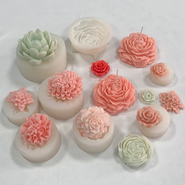 Przy New Silicone Flower Mold Bouquet Of Tulips Flowers Handmade Diy Mold  For Soap Making Silicone Resin Clay Moulds - Cake Tools - AliExpress