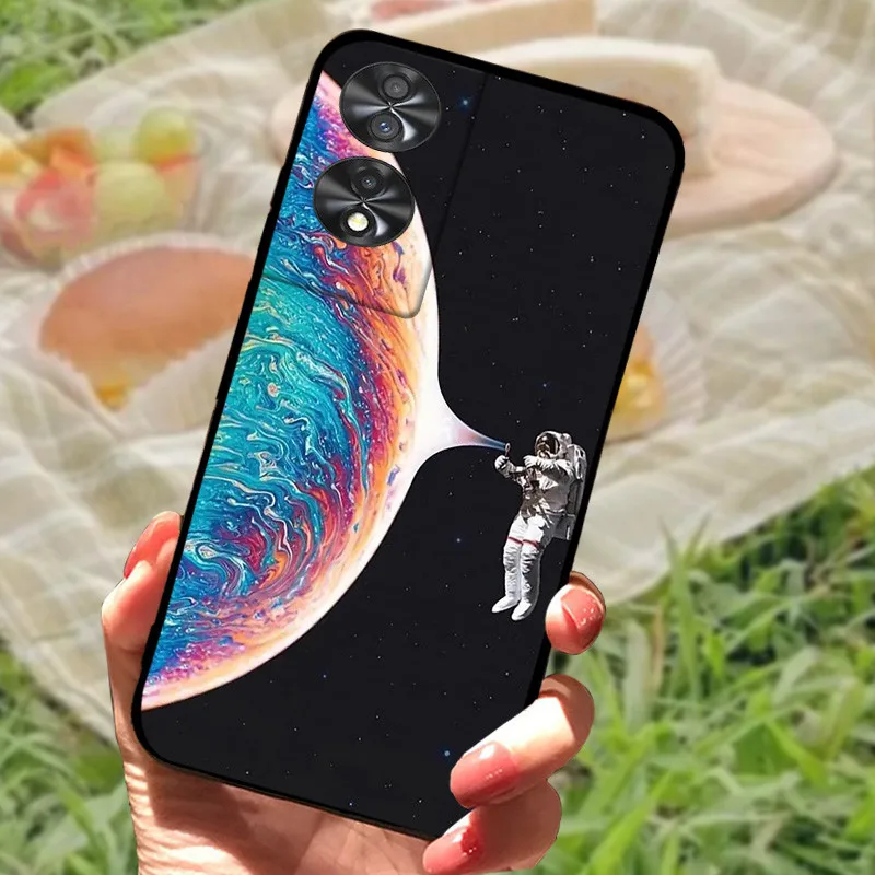 Elegant Black Marble Silicone Protective Case Cover - Soft Bumper Coque