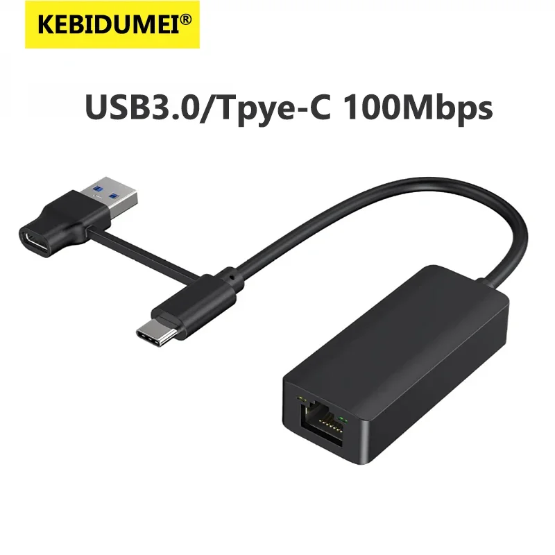 USB نوع C محول إيثرنت 1000Mbps USB 3.0 RJ45 بطاقة...
