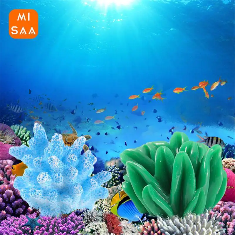 Fish Farming Trinkets Home Decoration Ornaments Fish Tank Accessories Bright Colors Pet Supplies Home Decor Artificial Coral