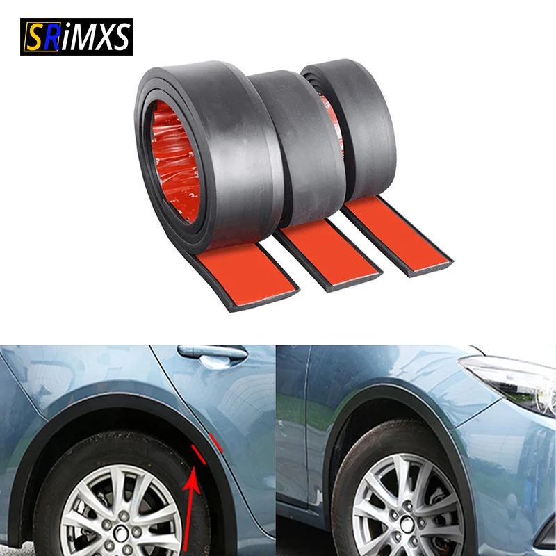 UniversalFenderFlareCarWheelEyebrowProtectorLipWheelarchTrim