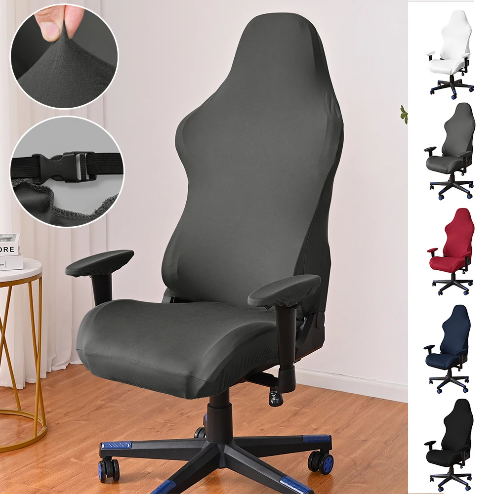 Purjoy Modern Spandex Elastic Fabric Office Chair Cover Computer Chair Cover Washable Removeable I.134745012