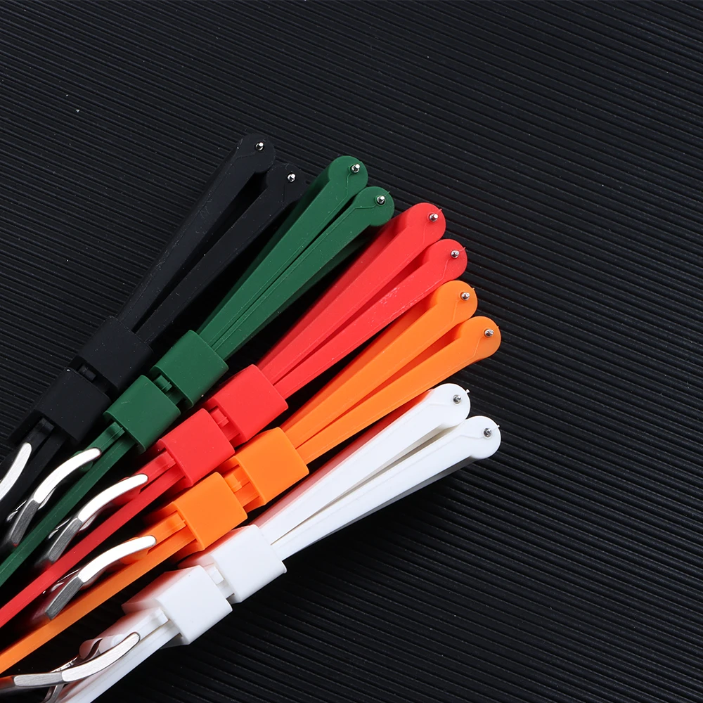 Silicone Quick Release Sport Watchband - Versatile Rubber Strap in Multiple Sizes