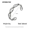 Bracelet créatif en acier inoxydable plaqué or pour femmes, étanche et antirouille, bracelet de couple