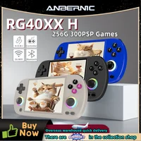 ANBERNIC RG40XX H Console de jeu portable rétro 64 bits Linux 4.0 ''écran IPS prend en charge 5G WiFi Bluetooth HDMI-TV sortie PSP cadeau 1