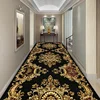Luxury Red Gold Hall Corridor Carpet Non-slip Washable Runner Stairway Rug Outdoors Aisle The Long Corridor Mat Customizable 카펫 4