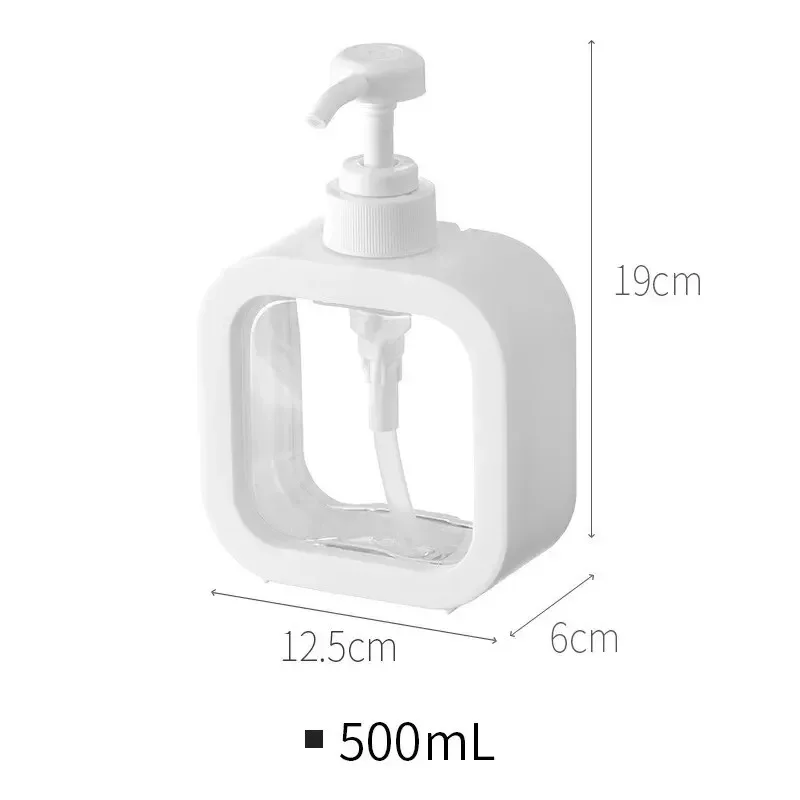 1pc Large Capacity Empty Bottle Laundry Detergent and Shower Gel Dispensing Refillable Plastic Bottles Refillable Bottle Soap Dispenser Bottle