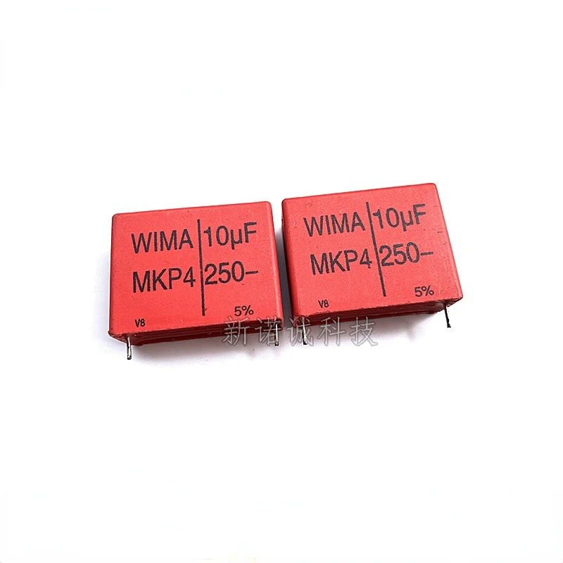 

2pcs Germany WIMA 250V 106 250V 10UF 106J 5% MKP4 Pitch 37.5mm Film Capacitor