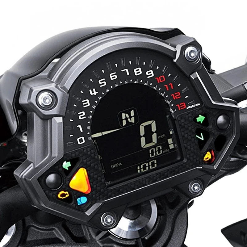 

1 шт. чехол для мотоциклетного счетчика спидометра тахометра корпус одометра Черный ABS для Kawasaki Ninja Z900 Z650 2017-2019