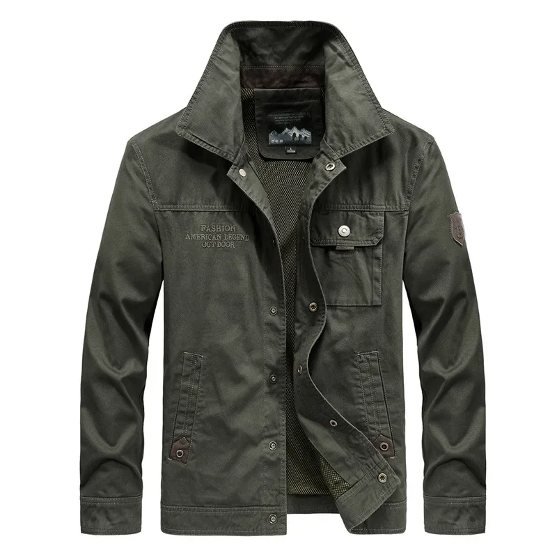 

Pilot Cargo Jackets Male Trend Jacket for Men Clothing Autumn Men Bomber Coat Tactics Jacket Men Autumn Spring Plus Size outdoor