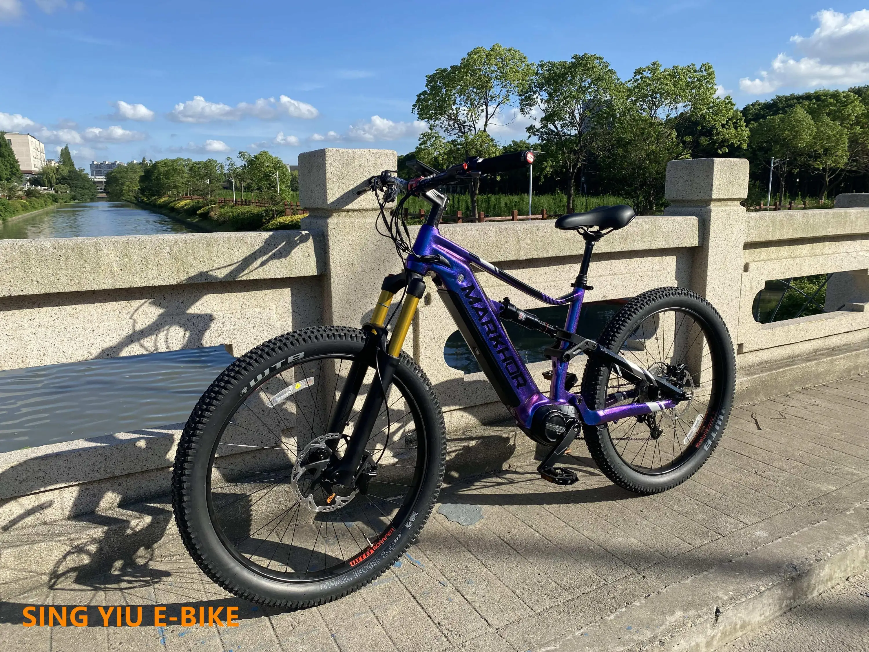Description Picture 3 of itemBafang Mid-mounted Motor Hydraulic Brake BBS0102HD M500 M600 M510 M620 Power-off Brake electric bicycle four-piston oil brake