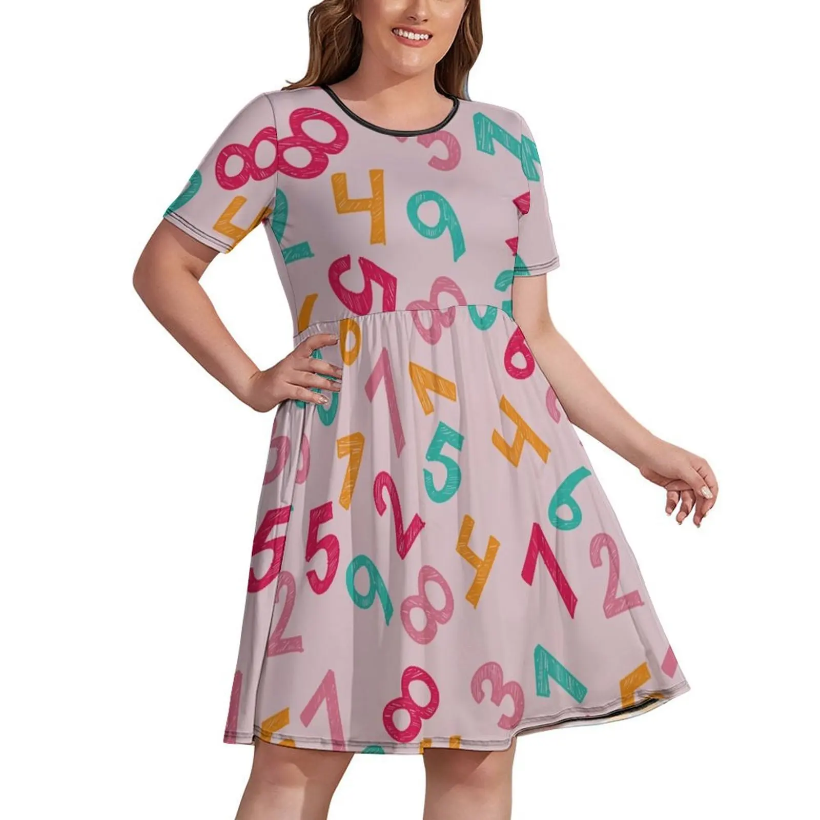 

Children Numbers Dress women's evening dresses 2024 Womens dresses