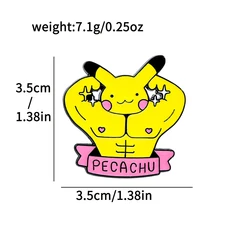 Whimsical Cartoon Creature Enamel Pin - Playful Metal Lapel Brooch (Enamel Pins)