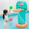 Multifunctional Water Basketball Stand Inflatable Floating Basketball Hoop With Basketball Swimming Pool Game Toys For Kids 1