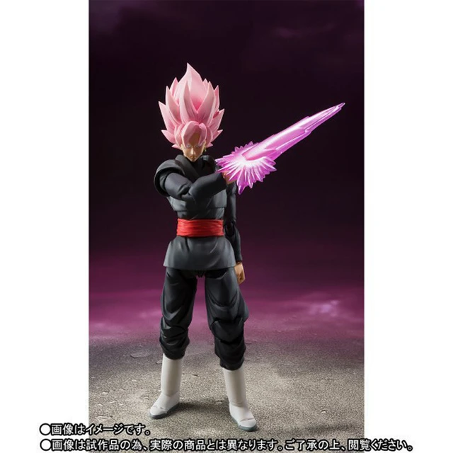 Review GOKU BLACK SH Figuarts Dragon Ball Super - SSJ Rosé - Bandai boneco  brinquedo em português 