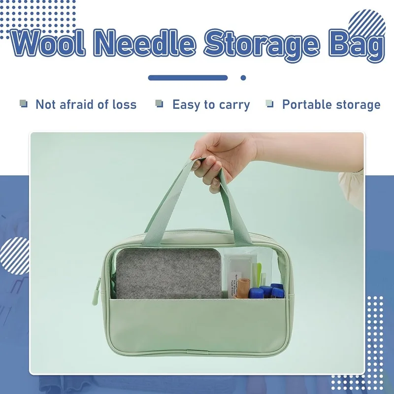 Felting Needles Kit Finger Protector Storage Bag For Wool Making DIY Handmade Craft Accessories Tool Set needle felting kit wool felting kit needle felting painting kit