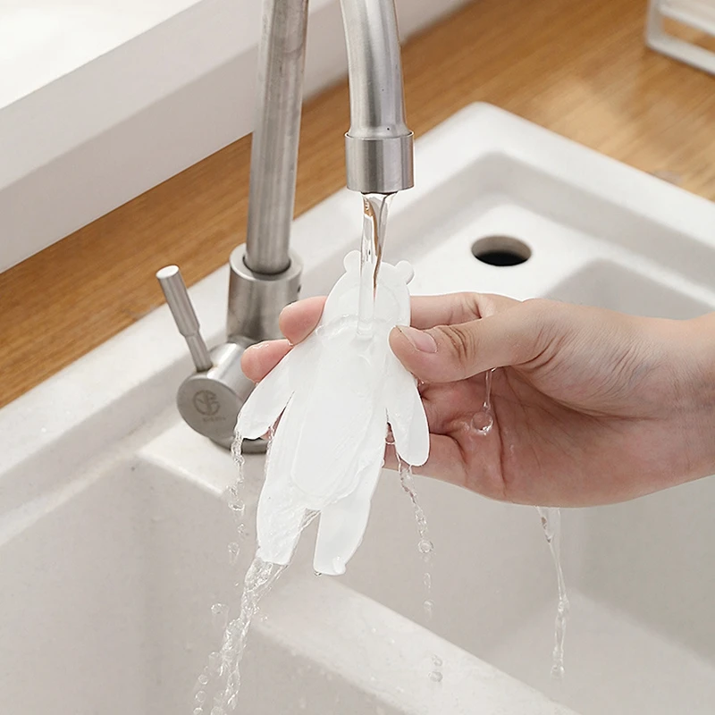 Creative Silicone Hook Cute Seamless Self-Adhesive Bedroom Door Hangers Punch-Free Hooks Key Umbrella Towel Rack Wal