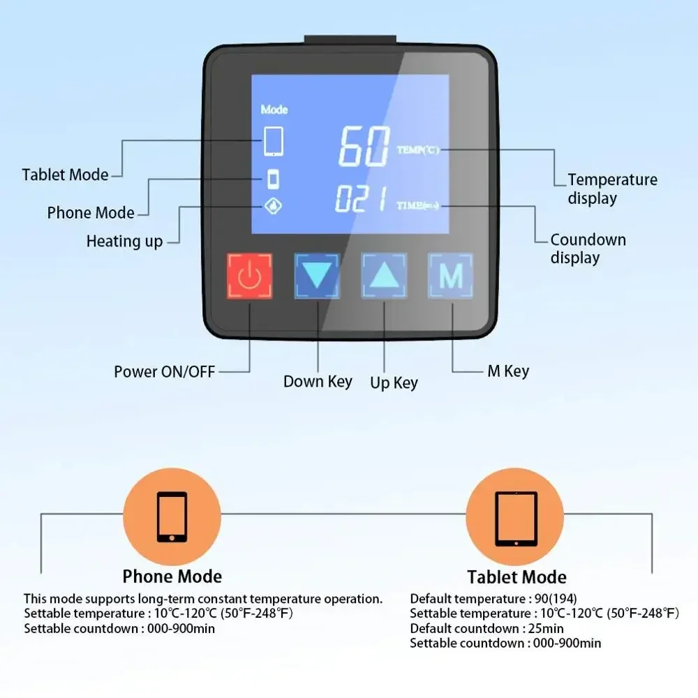 Mijing CPB 320 Pro CPB Mini 300 Heating Pad LCD Screen Separator for Phone Repair Heating Mat for Cell Phone Screen Repair