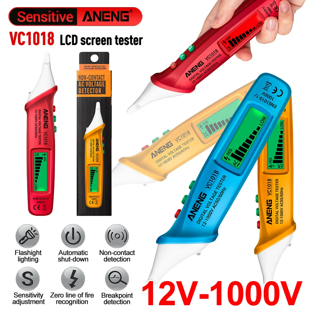     ׽ , VC1018  ǥñ,  AC  跮, 12V-1000V а 