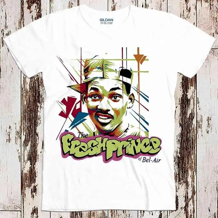 Fresh Prince Of Bel Air Will Smith Anni '90 Film Super Cool Best Gift Top Tee Shirt 8780