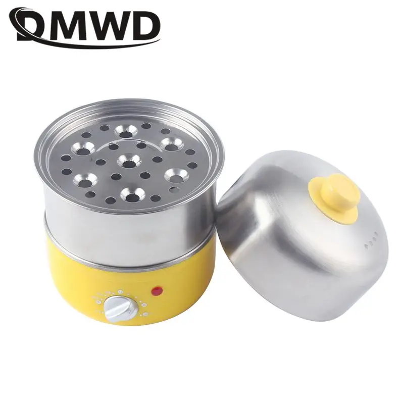 Electric Egg Boiler 1 layer/2 layers Stainless steel Food steamer Timed Egg Custard Maker Breakfast Maker Automatic power off