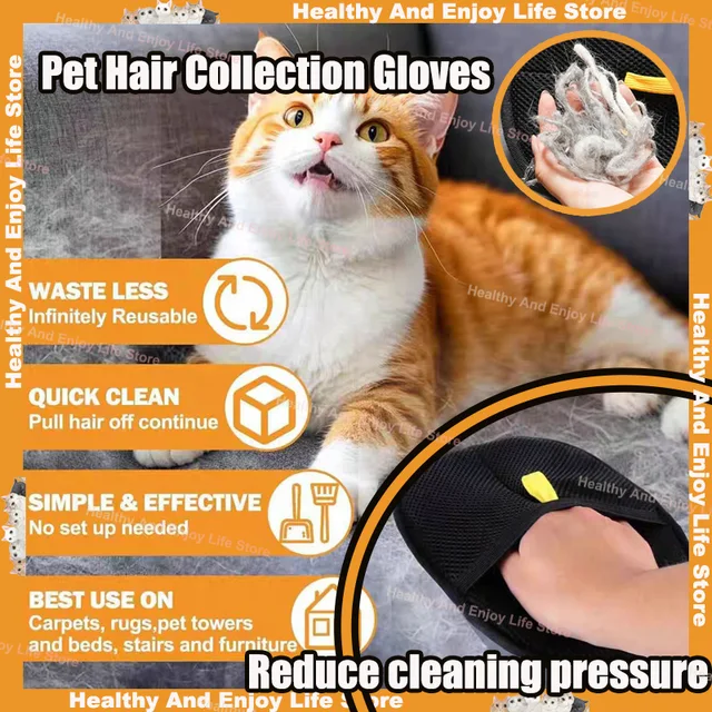 Pet Hair Cleaning Gloves 3
