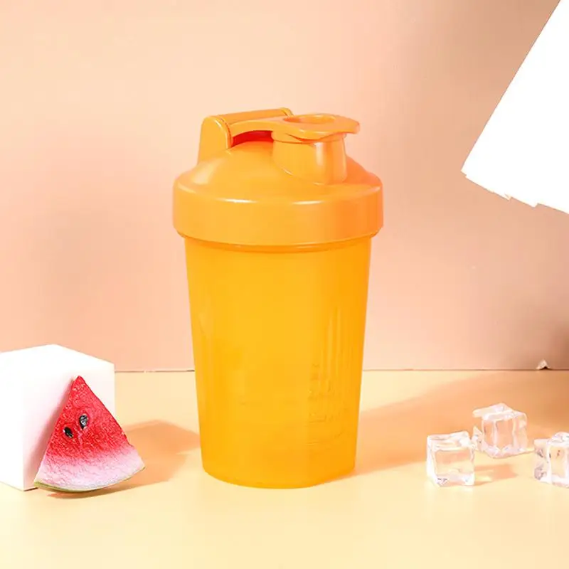 400ml 휴대용 플라스틱 쉐이커 컵 피트니스 단백질 파우더 쉐이크 믹서 컵 남성 피트니스 장비 및 액세서리 물컵