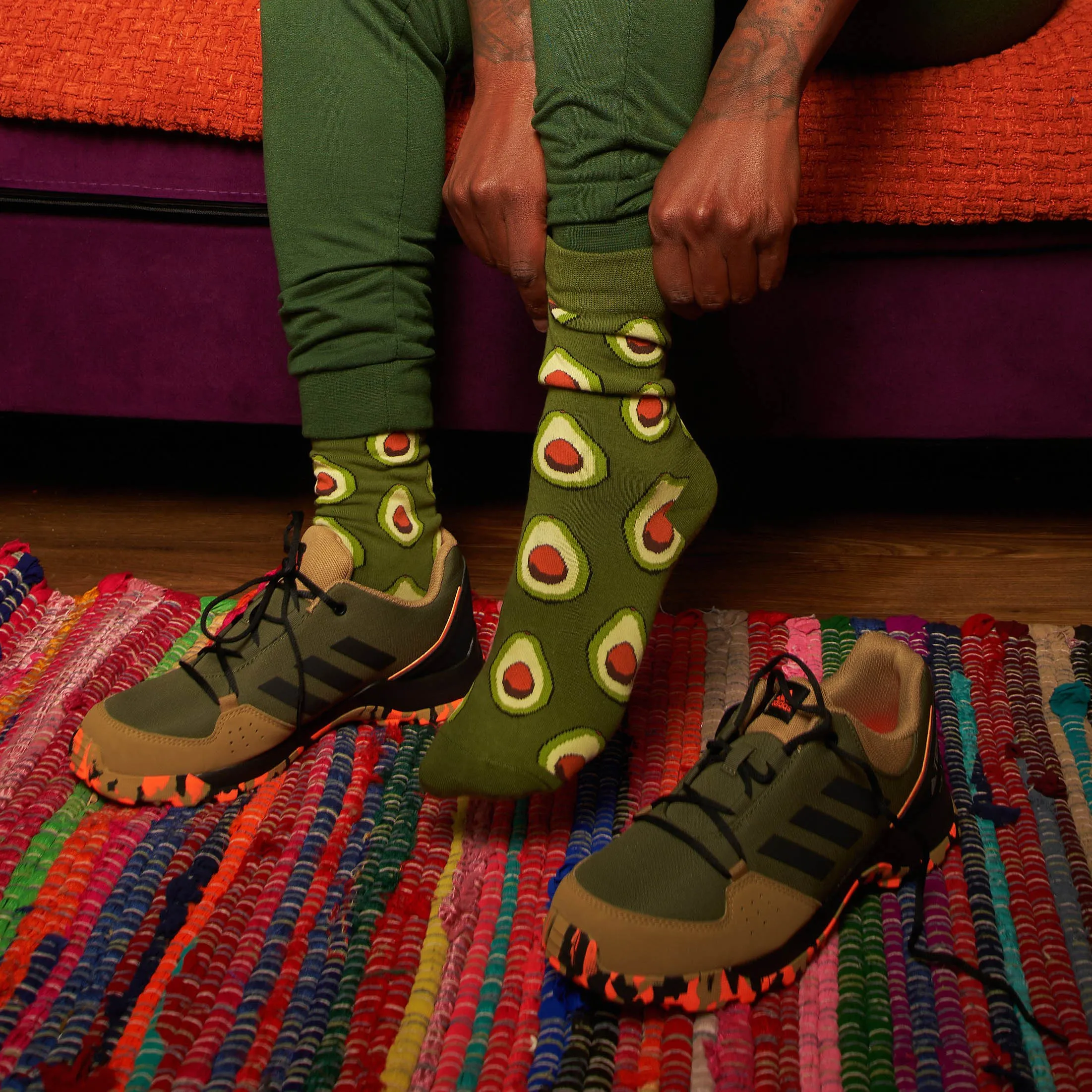 Women Socks Funny Cute Cartoon Fruits Banana Lemon Pineapple Avocado Food Happy Japanese Harajuku Skateboard Socks - 2