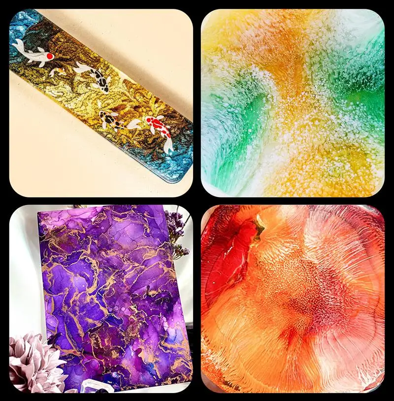 Vibrant UV Resin Pigment Dye for Epoxy Crafts & Jewelry Making