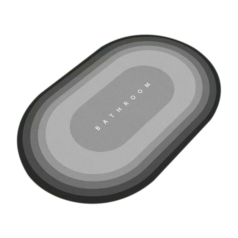 Super Absorbent Bath Mat Nonslip Quick Drying Bathroom Rug Kitchen