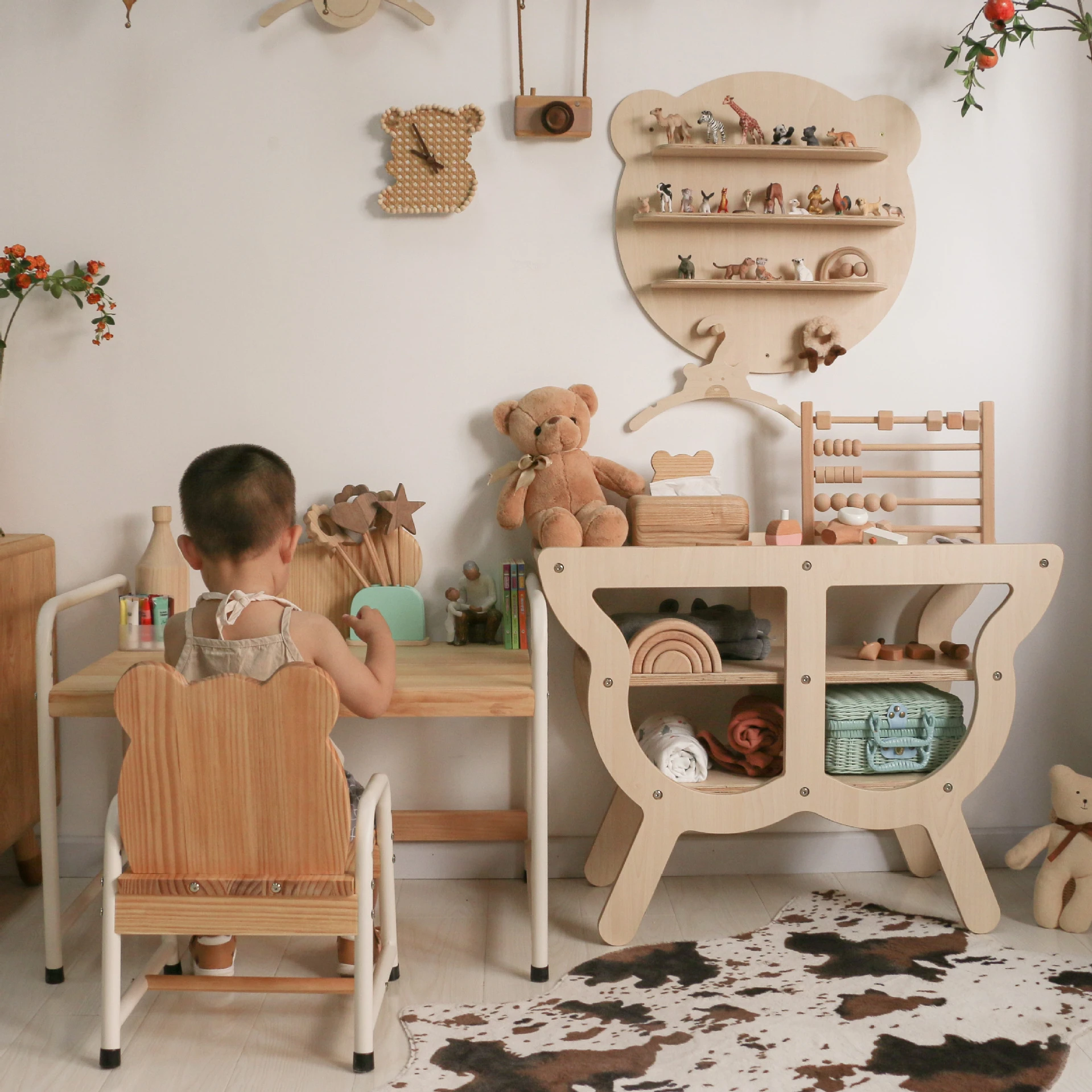 Estante con forma de mariposa para habitación de de almacenamiento de juguetes ahuecado, fácil de sacar, organizador de de niños, nórdico| | - AliExpress