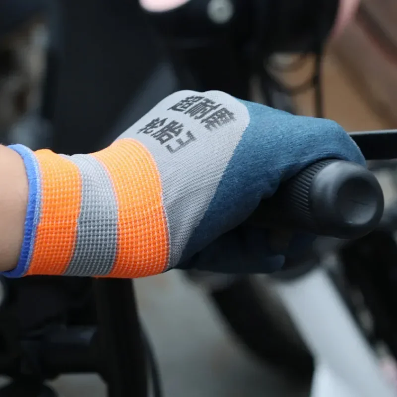 Tire Rubber Gloves Men Antiwear Anti Dirt Friction Resistant Work Glove Long Lasting Workshop Factory Labor Protection Gloves
