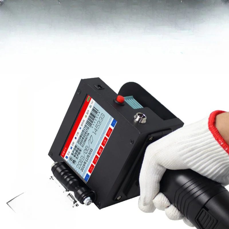 

Double-nozzle handheld inkjet printer 5cm large character inkjet printer automatic small intelligent inkjet printer