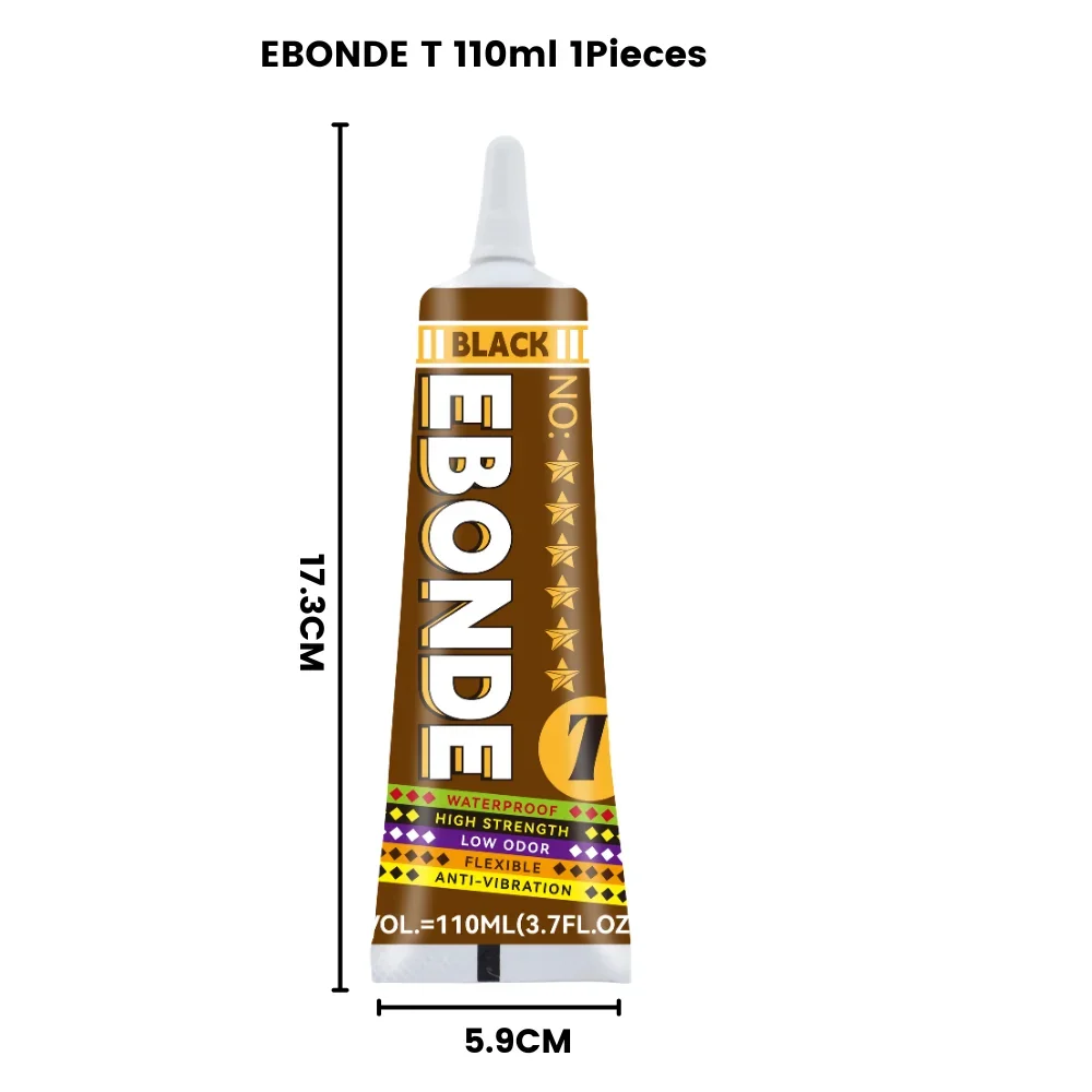 Ultra-Strong Black Anti-Vibration Electronic Adhesive Glue