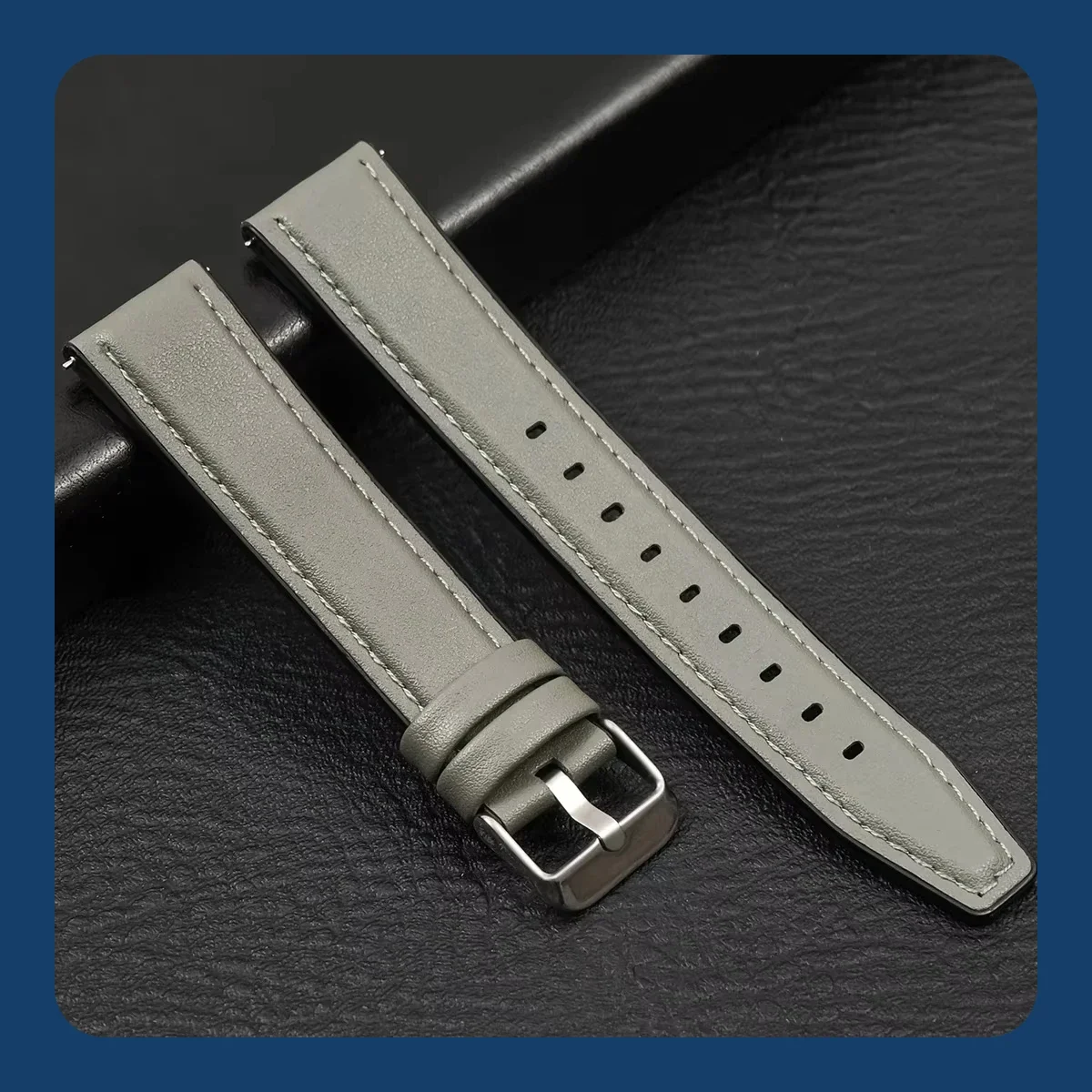 Versatile Silicone Watch Band - 20mm/22mm | Classic & Durable Strap