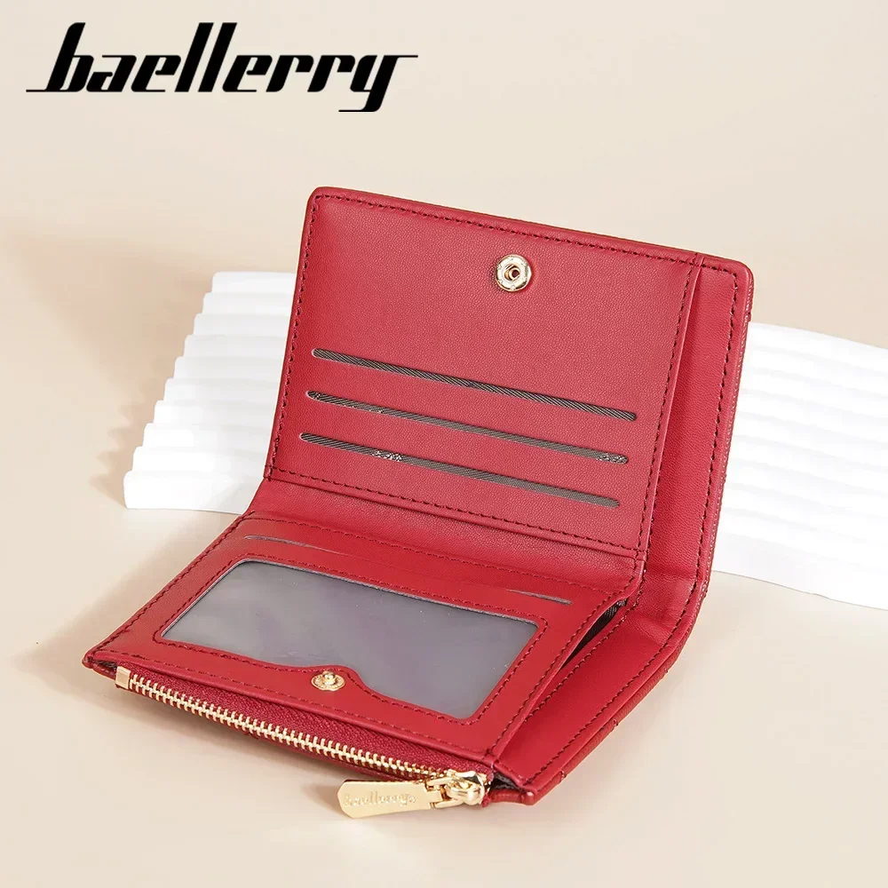 Fashion Wallet purse Short Women Wallet Baellerry cross wallet Quilted Multi Card Zipper Zero Wallet 2