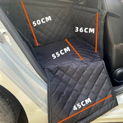 Premium Pet Carrier & Travel Hammock - Waterproof and Foldable (Black)