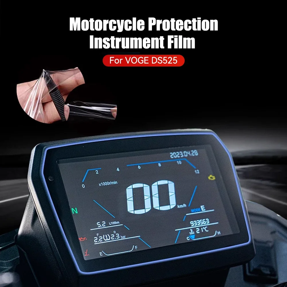 Motorcycle Screen Protector motorcycle screen protector New Motorcycle Transparent Scratch Protection Film Dashboard Screen Protecto For Loncin VOGE DS525X 525DSX DSX 525 DSX DS525X