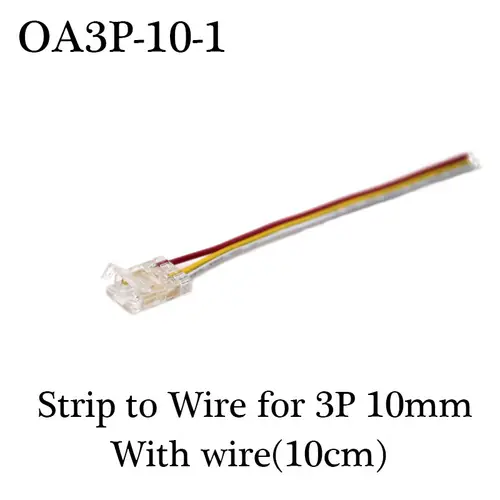 COB LED Wire Connector 5 8 10mm Connection Solderless Mini Buckle FCOB RGB CCT LED Strip Lights 2 3 4 Pin Connector With Wire - Image 10