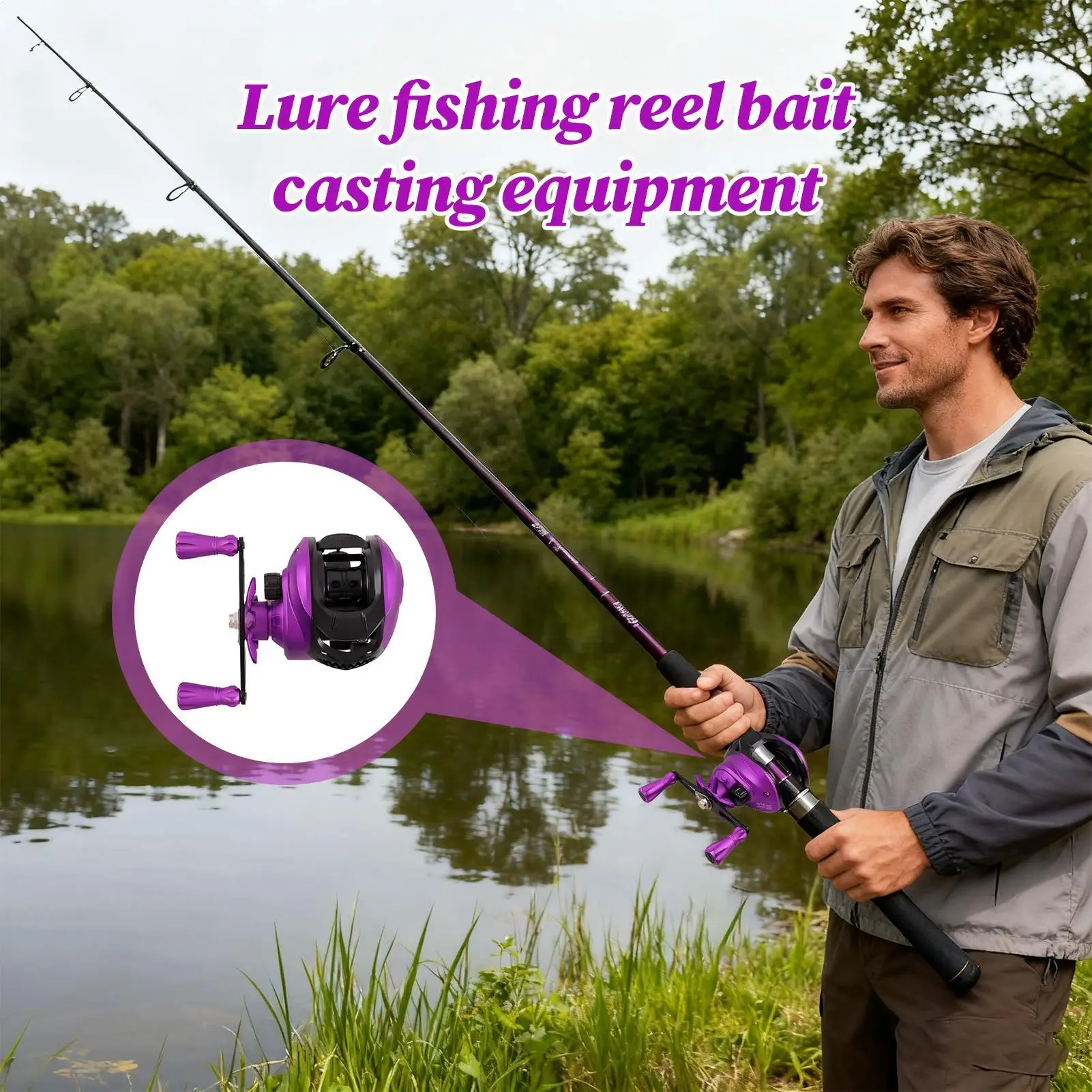 Fishing Casting Reel Prevents Twisting Angling Saltwater Freshwater Fishing Reel For Crappie Walleye Cod Trout Pike Bluegill