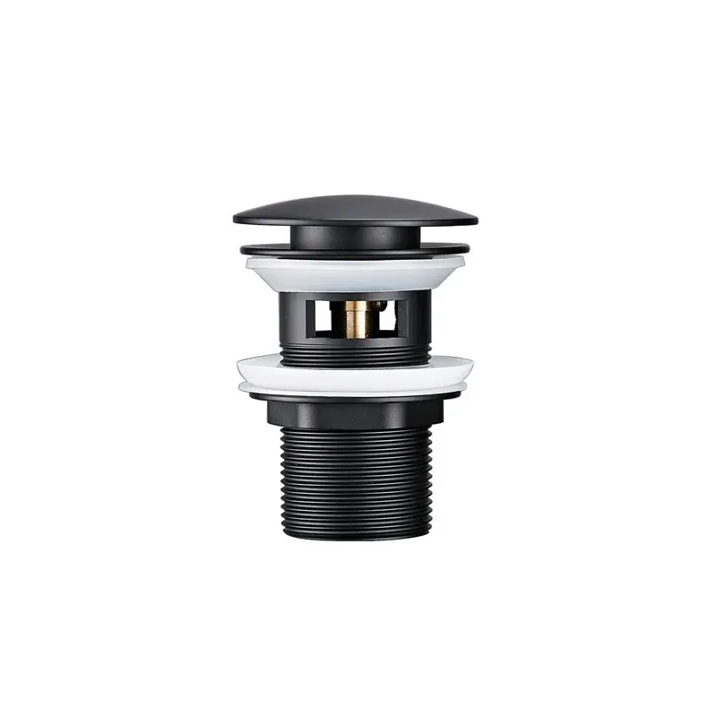 Basin Drain Stopper Waste Pop Up Push Button Bathroom Faucet Accessories