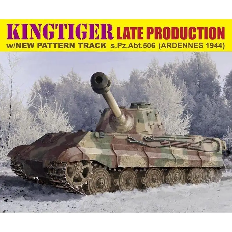 

DRAGON 6900 1/35scale Kingtiger Late Production w/New Pattern Track s.Pz.Abt.506