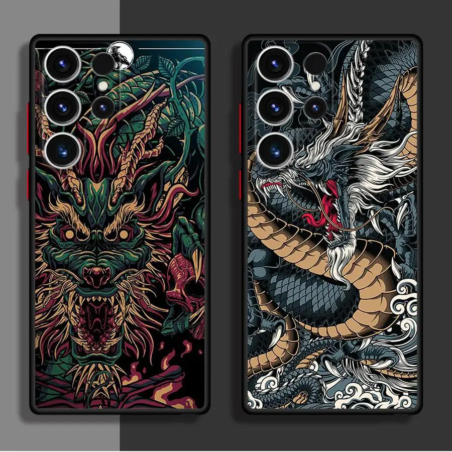 Super Cool Cyan Dragon Phone Case - Stylish Soft Cover